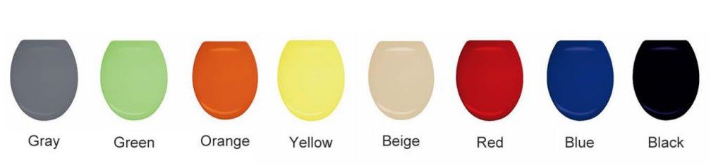 Black Slow Closing Toilet Seat